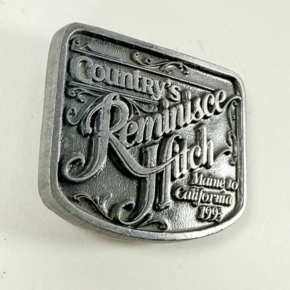 Vintage 1993 Country's Reminisce Belt Buckle Western Style